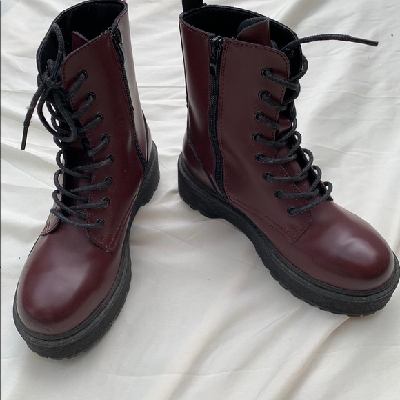 Burgundy Boots - Picture 3 of 3